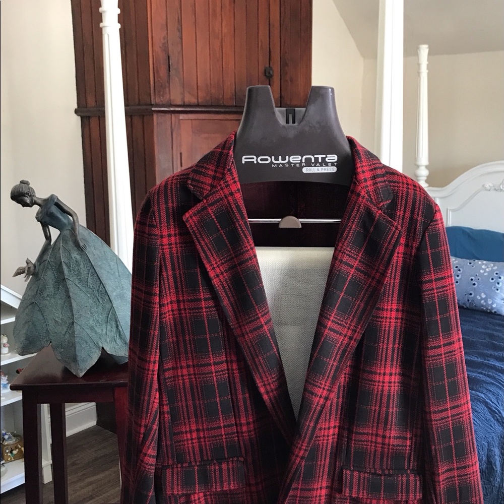 Plaid Blazer